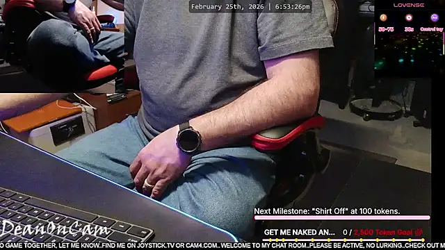 Snapshot of DeanonCam chatting on February 2026 12:53:01 AM DeanonCam online show from February 2026 12:53:01 AM