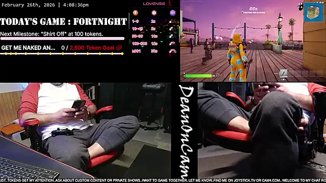 Snapshot of DeanonCam chatting on February 2026 10:09:01 PM DeanonCam online show from February 2026 10:09:01 PM