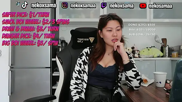 Snapshot of nekoxwaifu chatting on April 2026 02:37:01 PM nekoxwaifu online show from April 2026 02:37:01 PM