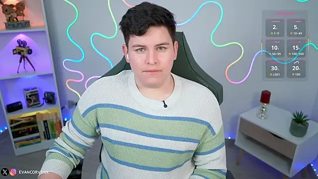 Snapshot of EvanCorvinx chatting on February 2026 03:10:01 PM EvanCorvinx online show from February 2026 03:10:01 PM