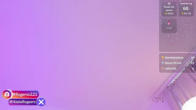 AlaiaRogers online show from July 2026 02:13:01 PM