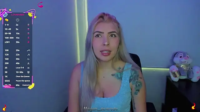 Megan sexrosse online show from March 2026 08:45:02 PM