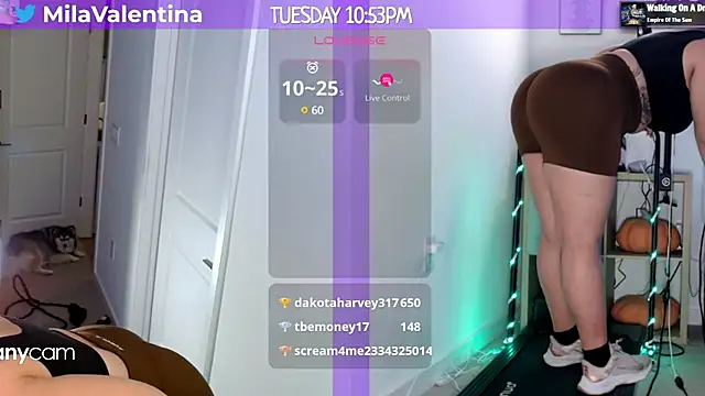 MilaValentina online show from January 2025 03:54:02 AM