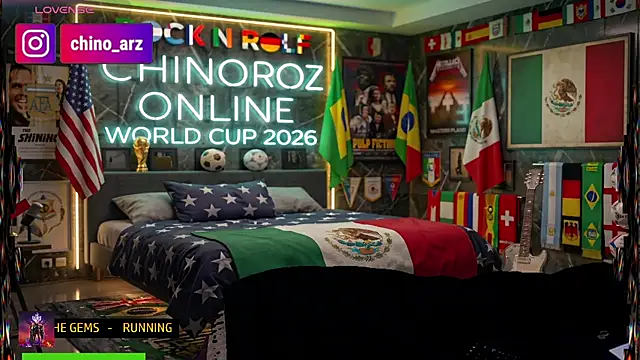 chino roz online show from July 2026 06:09:01 AM