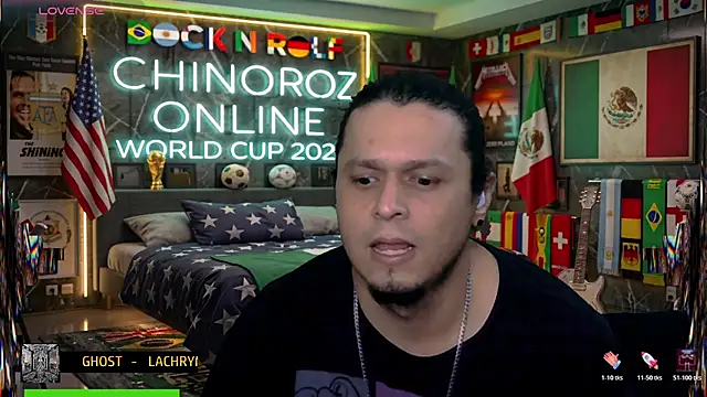chino roz online show from July 2026 10:38:02 PM