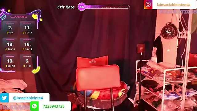 LaInsaciableIntensa online show from October 2025 02:45:01 AM