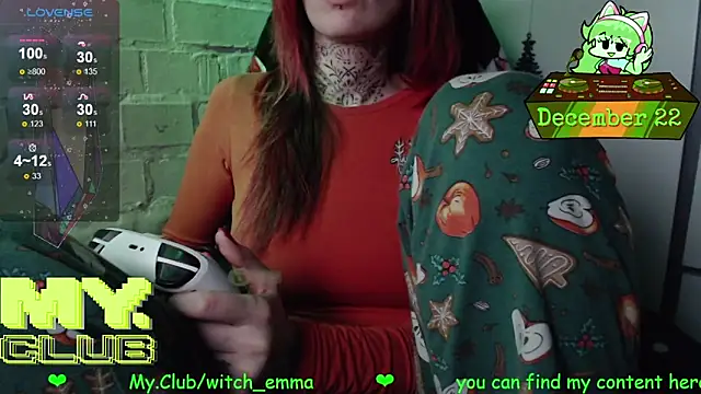 Witch Emma online show from December 2025 08:39:02 PM
