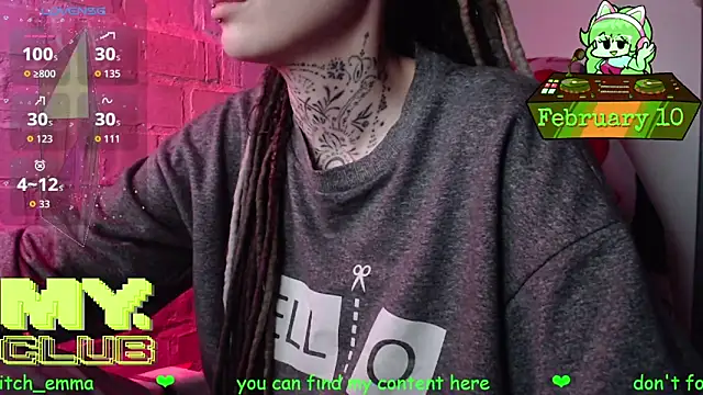 Witch Emma online show from February 2026 08:07:02 AM