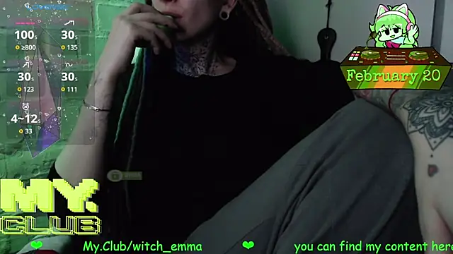 Witch Emma online show from February 2026 07:21:02 AM