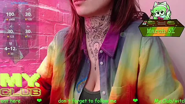 Witch Emma online show from March 2026 10:04:01 AM