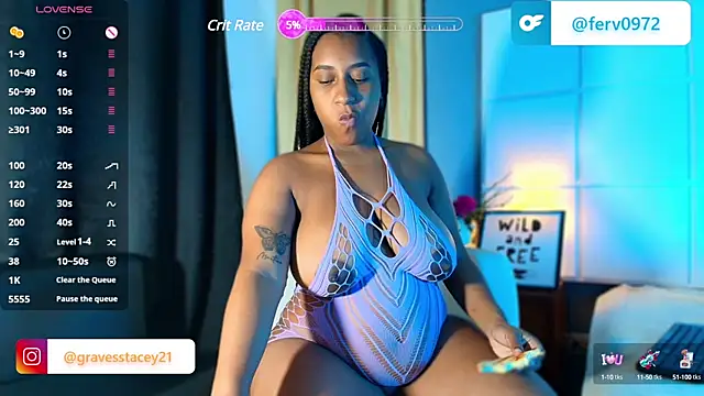 StaceyGraves  online show from December 2024 01:43:01 PM