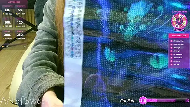 ArtofSweet online show from January 2025 08:29:01 PM