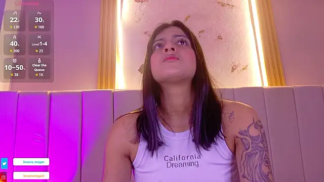 Megan browns1 online show from February 2026 01:21:02 PM