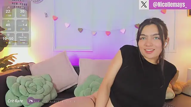 Snapshot of Nicollemays chatting on February 2025 03:09:02 PM Nicollemays online show from February 2025 03:09:02 PM