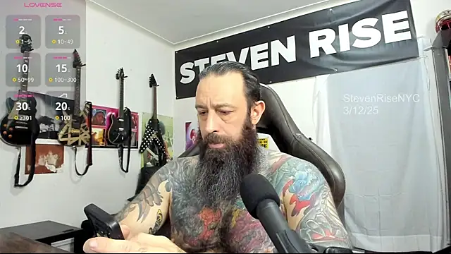 StevenRiseNYC online show from March 2025 02:01:02 PM