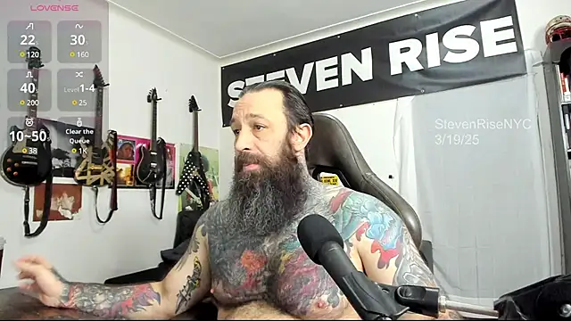 StevenRiseNYC online show from March 2025 12:12:01 PM